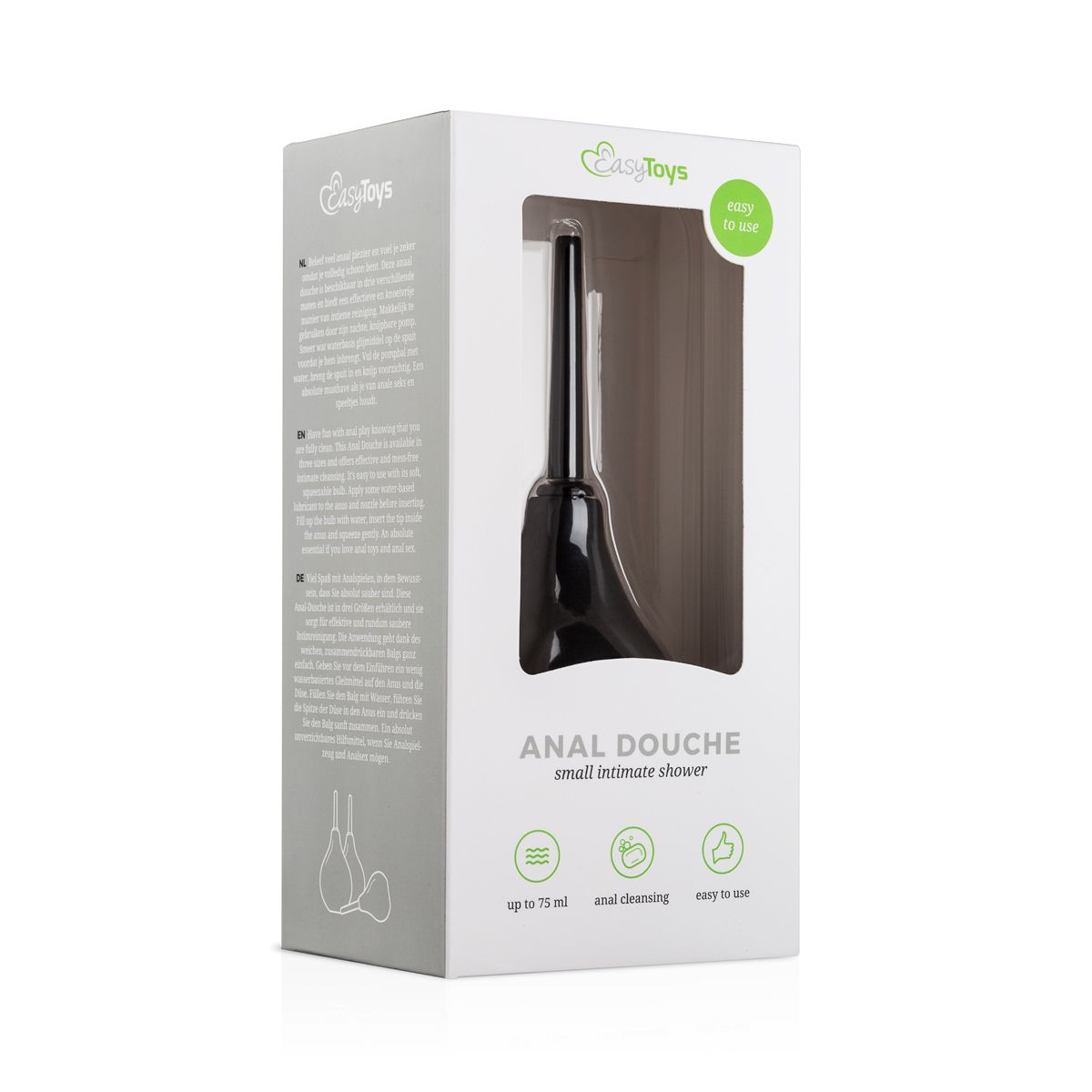 Analdusche mit Pumpball in drei Größen – 75 ml