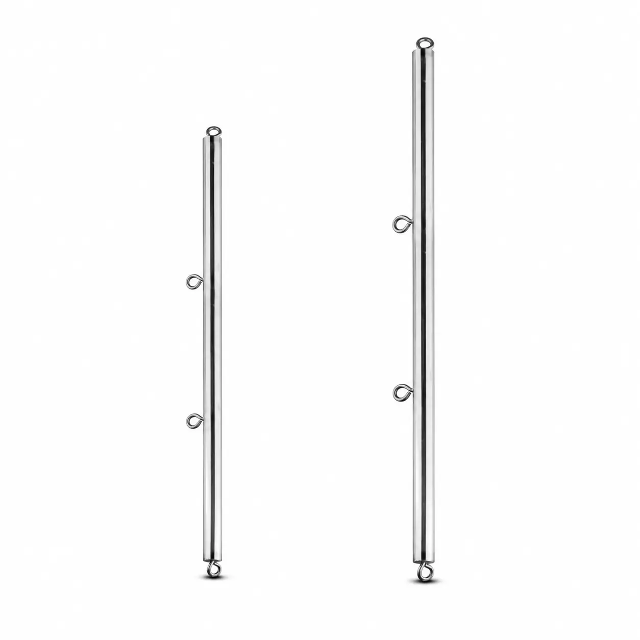 Spreizstange aus Aluminium mit vier Ringen – 45 cm