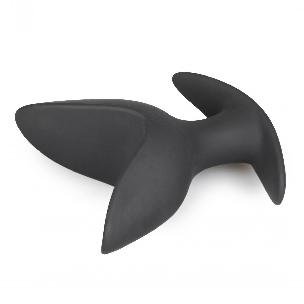 Anker-Analplug aus Silikon in Schwarz – Klein