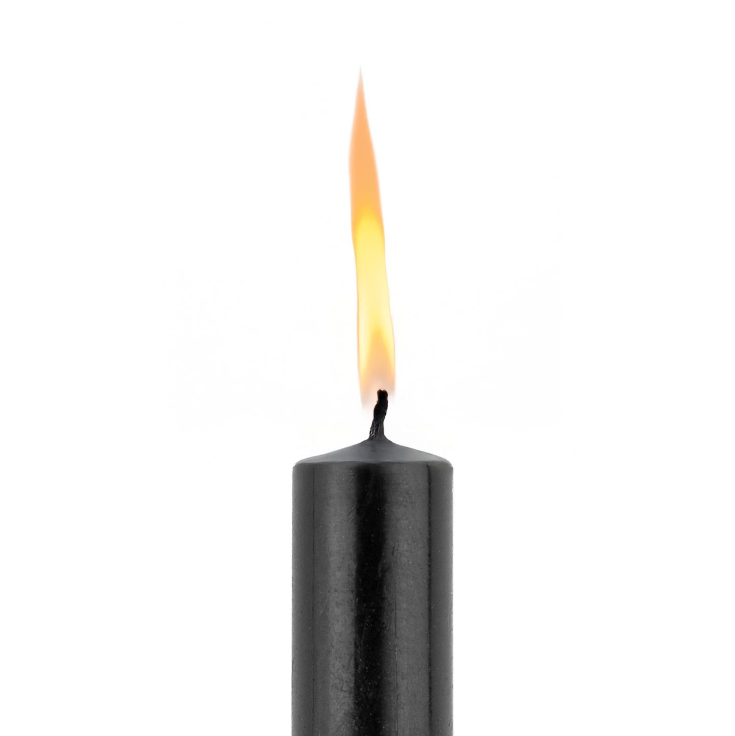 Schwarzes Tropfkerzen-Set, 4 Stück – Rosy Gold